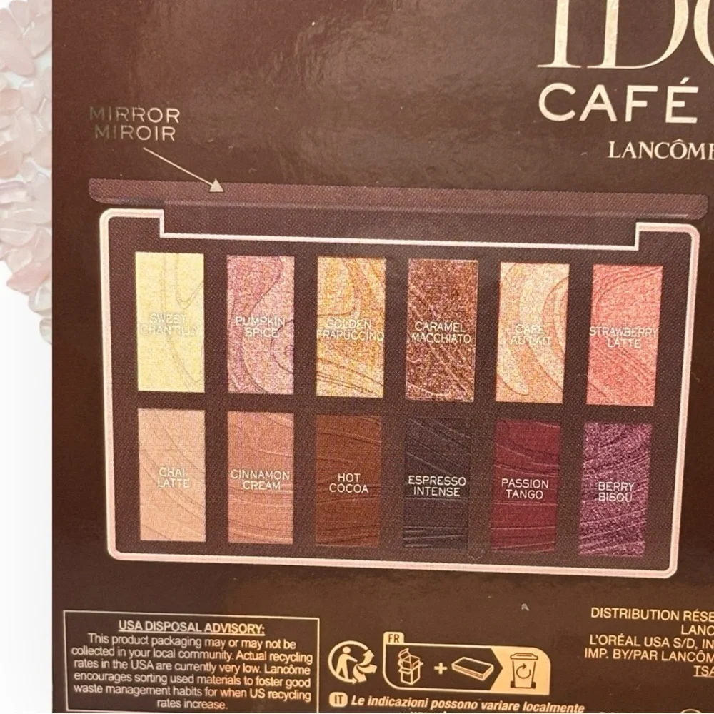 Lancome Idôle Café Crush Nude Eyeshadow Palette $190 Value NEW IN BOX